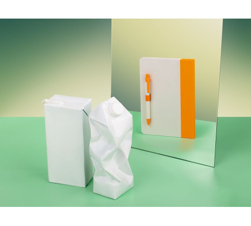 Ручка шариковая MilkMake, оранжевая