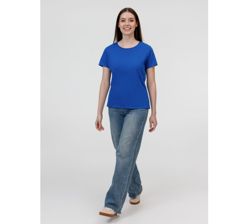 Футболка женская E150, ярко-синяя
