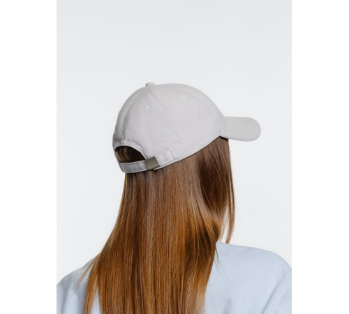 Бейсболка Spiker, серая с белым