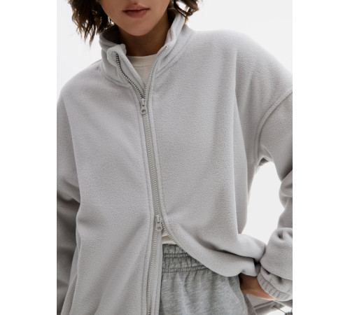 Куртка флисовая унисекс Nebo, светло-серая