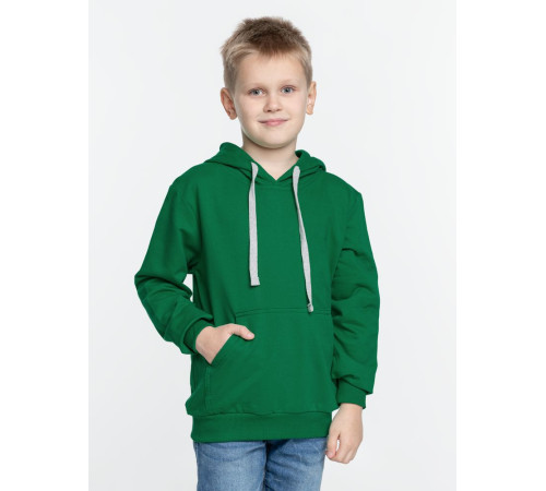 Толстовка с капюшоном детская Kirenga Kids, зеленая