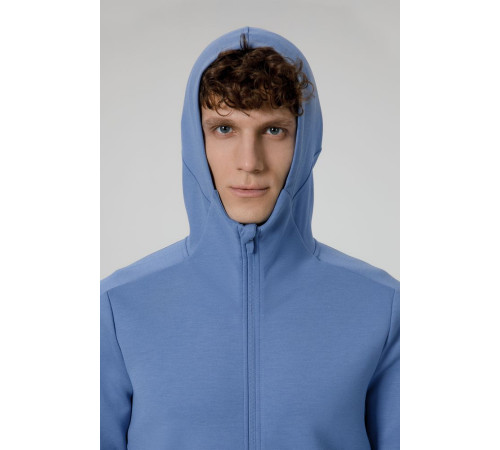 Куртка с капюшоном унисекс Begi, синяя