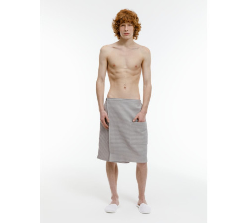 Банный набор Heat Therapy ver.2, мужской, светло-серый