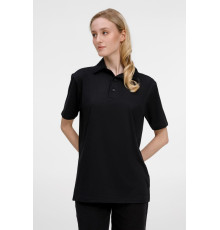 Рубашка поло унисекс Senti, черная