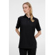 Рубашка поло унисекс Senti, черная
