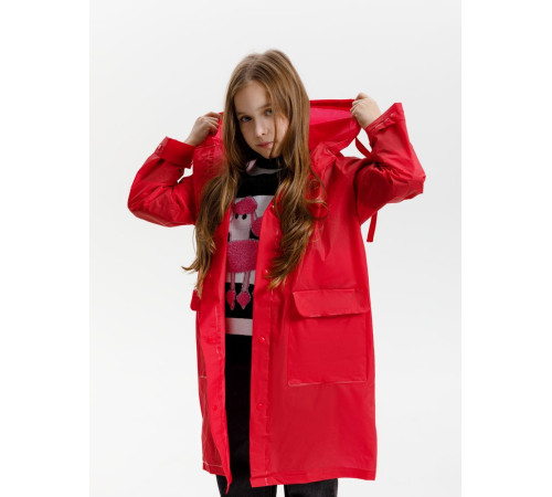 Дождевик детский RainDrop Kids, красный