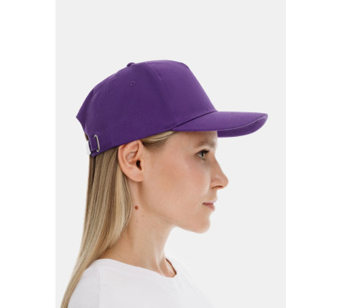 Бейсболка Long Beach, темно-фиолетовая