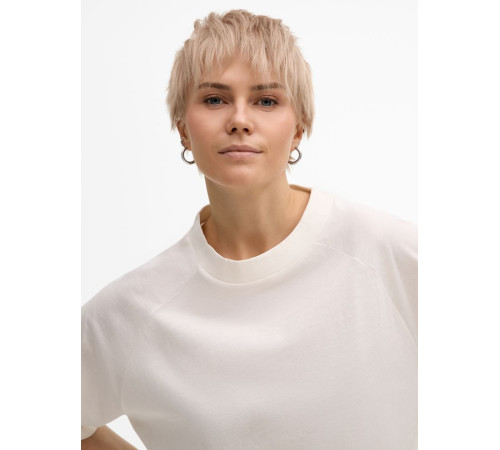 Футболка унисекс оверсайз T2, молочно-белая