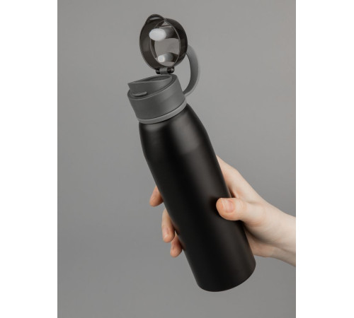 Бутылка для воды Billy Gym, матовая черная