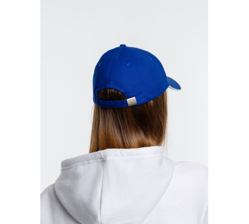 Бейсболка Spiker, ярко-синяя с белым