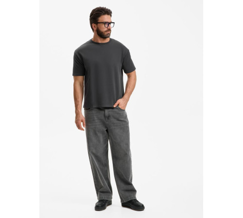 Футболка унисекс Durington, темно-серая (графит)