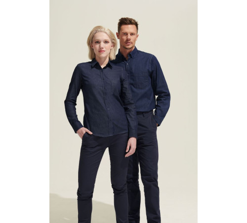 Рубашка женская Barry Women, синяя (деним)