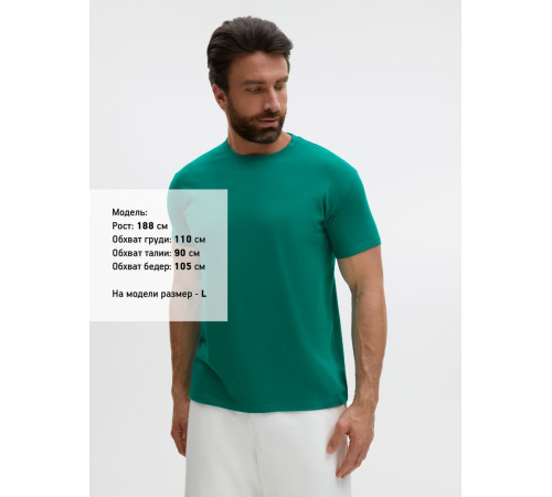Футболка унисекс Regent 150, зеленая (изумрудная)
