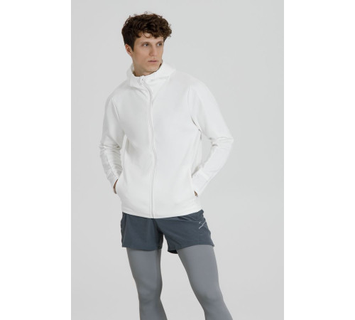 Куртка с капюшоном унисекс Begi, молочно-белая