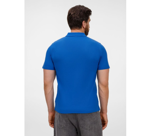 Рубашка поло унисекс Tervise, ярко-синяя