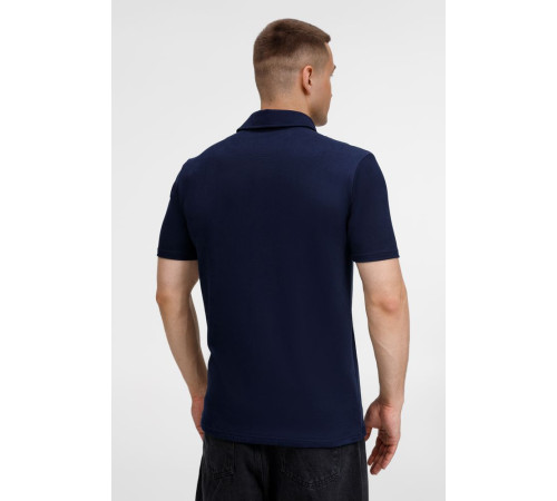 Рубашка поло унисекс Senti, темно-синяя