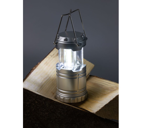 Кемпинговый фонарь Lindau, серебристый