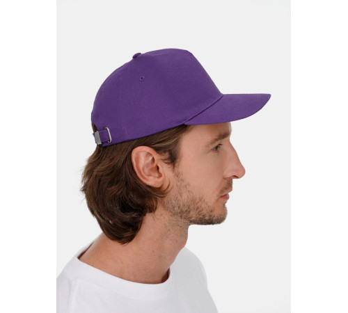 Бейсболка Long Beach, темно-фиолетовая