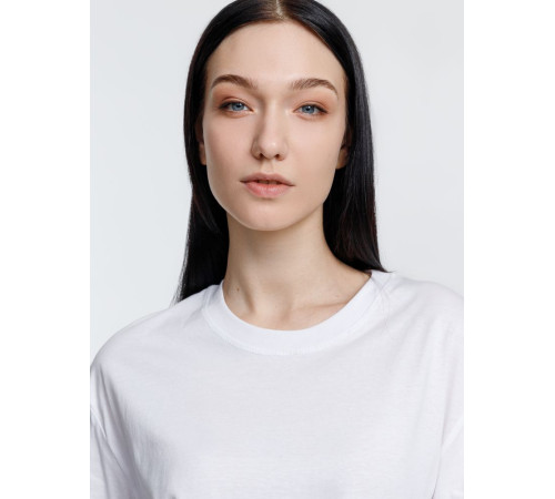 Футболка унисекс с длинным рукавом Pioneer LSL, белая