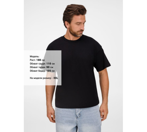 Футболка оверсайз унисекс Legacy, черная