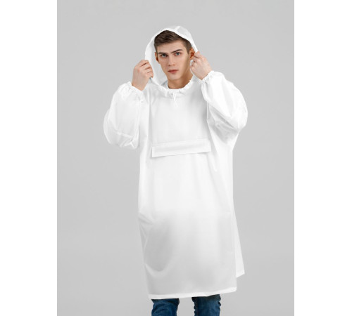 Дождевик-анорак Alatau, белый, единый размер