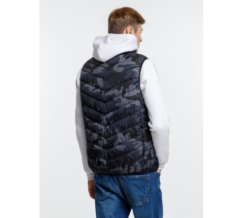 Жилет с подогревом Thermalli Valmorel, серый камуфляж