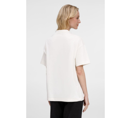 Футболка оверсайз унисекс Sinkopa, молочно-белая