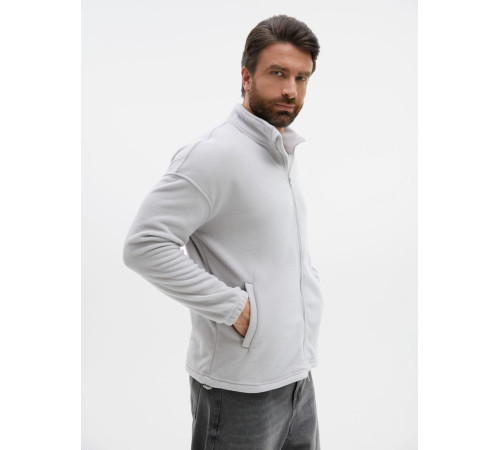 Куртка флисовая унисекс Nebo, светло-серая