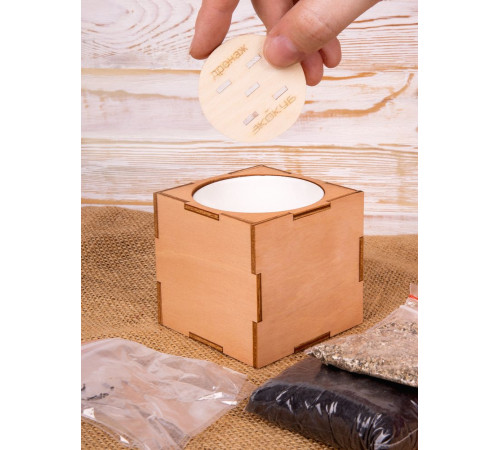 Набор для выращивания «Экокуб Lite», сирень