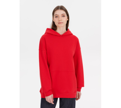 Худи оверсайз унисекс Outshine, красное