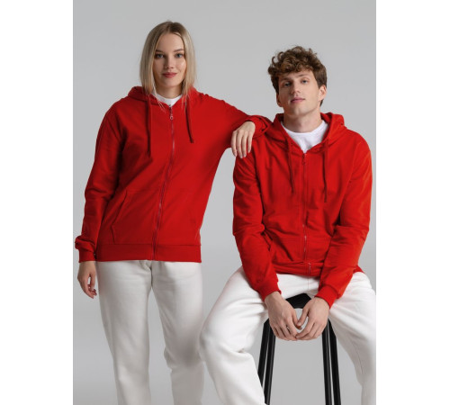 Толстовка на молнии с капюшоном Siverga 2.0, красная