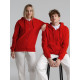 Толстовка на молнии с капюшоном Siverga 2.0, красная