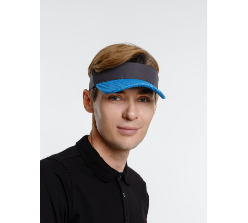 Козырек Grand Slam, темно-серый с синим