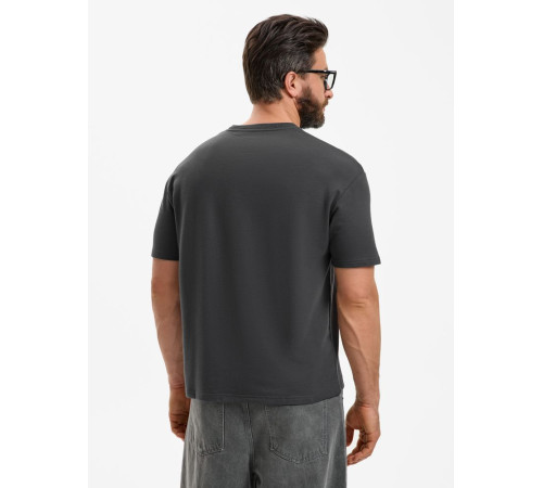 Футболка унисекс Durington, темно-серая (графит)