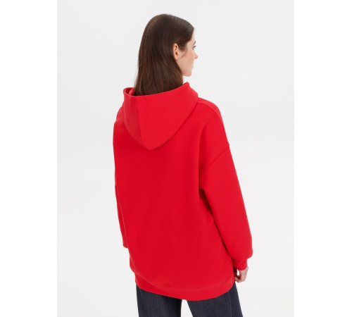 Худи оверсайз унисекс Outshine, красное