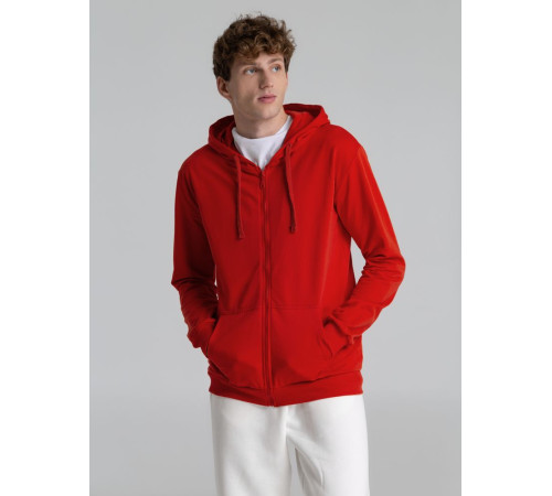 Толстовка на молнии с капюшоном Siverga 2.0, красная