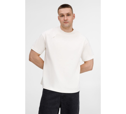 Футболка оверсайз унисекс Sinkopa, молочно-белая