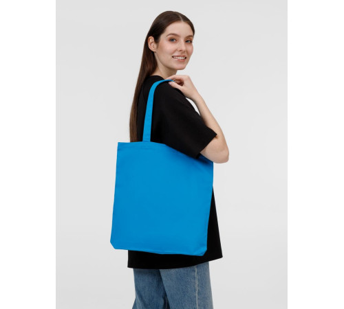 Холщовая сумка Avoska, ярко-голубая