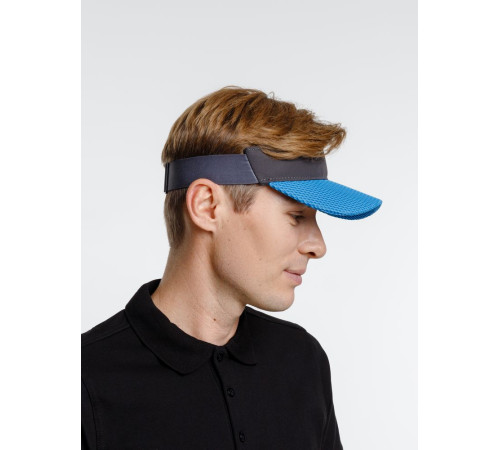 Козырек Grand Slam, темно-серый с синим