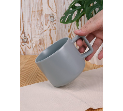Чашка Jumbo, ver.2, матовая, светло-серая