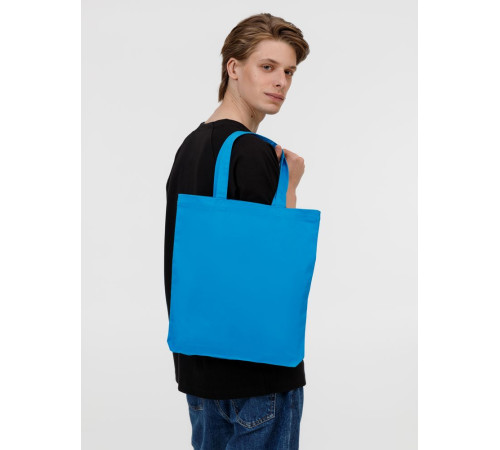 Холщовая сумка Avoska, ярко-голубая