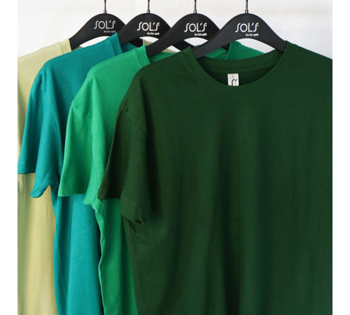 Футболка унисекс Regent 150, зеленая (изумрудная)