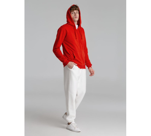 Толстовка на молнии с капюшоном Siverga 2.0, красная