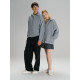 Толстовка унисекс Neofit, светло-серая