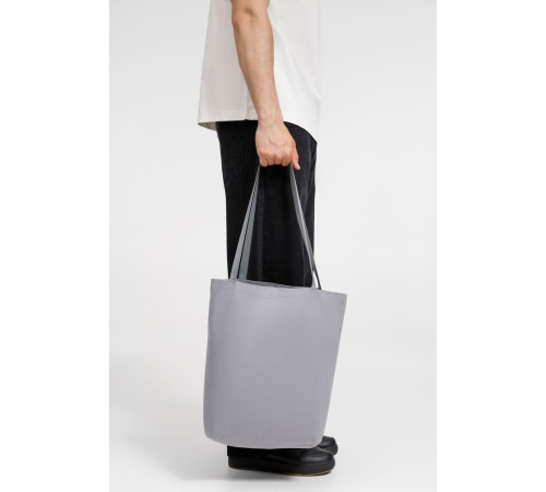 Шопер B5, серый с серыми ручками