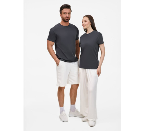 Футболка унисекс T-Bolka 200, темно-серая (графит)