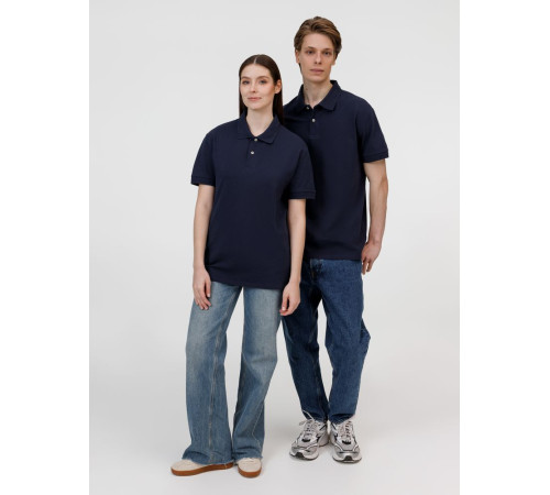 Рубашка поло унисекс Pacific, кобальт (темно-синяя)