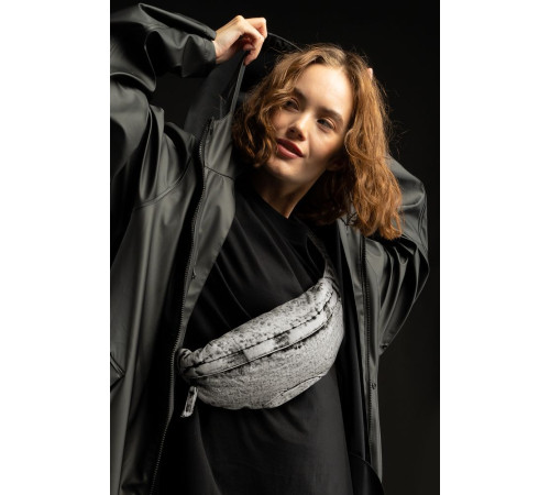 Поясная сумка W6, серая