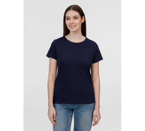 Футболка женская E150, темно-синяя