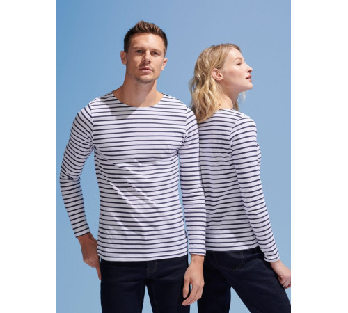 Футболка женская Marine Women, белая с красным